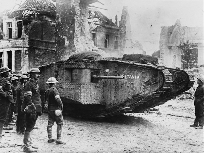 Tank Mark I Lusitania 1917