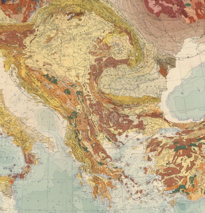 Península Balcânica topografia